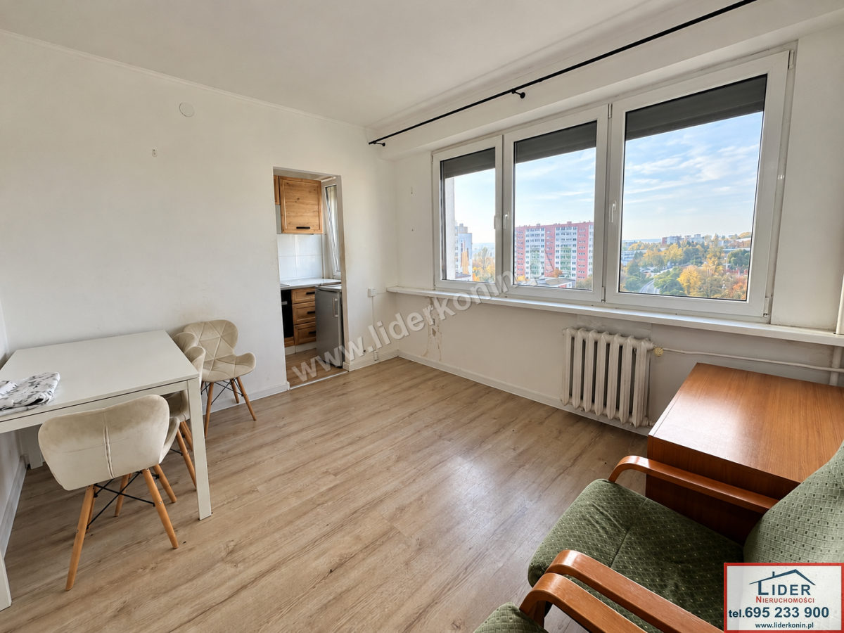 2 pokoje | 32,3 m² | Panorama miasta | Konin, os. V — Konin, ul. Wyszyńskiego