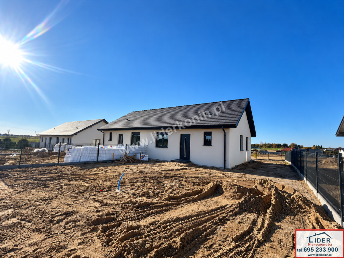 Nowe domy 67,5 m² | Działka 5 arów | Wola Podłężna — Wola Podłężna, gm. Kramsk