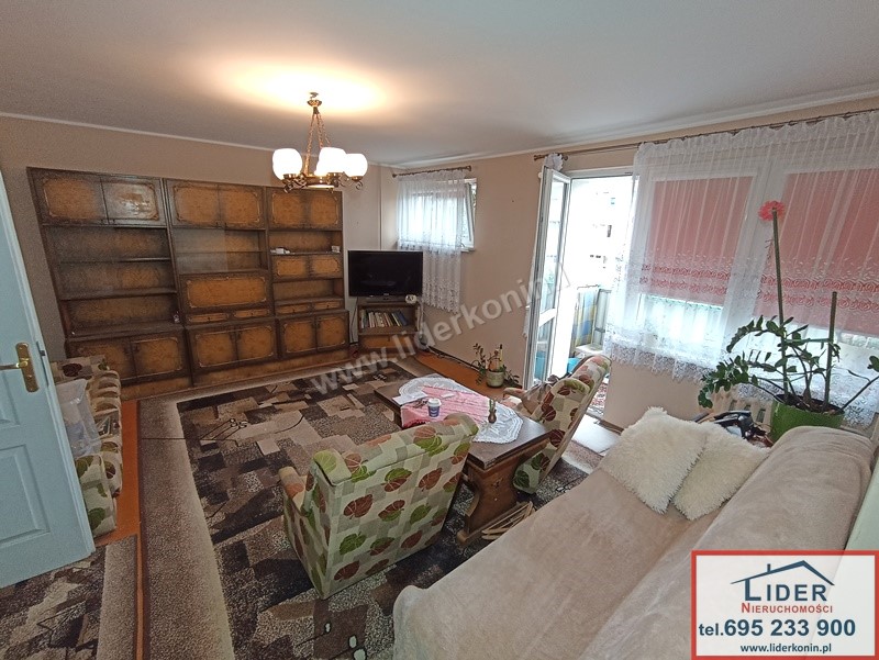 3-pokojowe mieszkanie z balkonem – centrum Konina, ul. Kolejowa — Konina, ul. Kolejowa
