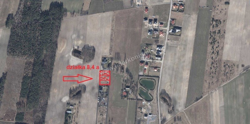 Działki budowlane 840 m² – Olesin, 4 km od Konina